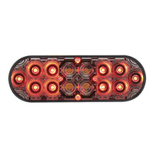 16 LED OVAL S/T/T W/ BACK UP CLEAR LENS