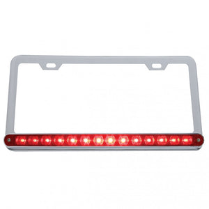 LIC PLATE W/ 14 RED LED
