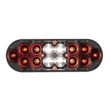 16 LED OVAL S/T/T W/ BACK UP CLEAR LENS
