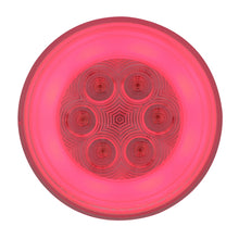 4" ROUND RED/CLR 21 LED GLOLIGHT