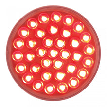 36 LED RED/CLR 4" ROUND