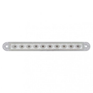 10 LED 6.5" S/T/T STRIP RED/CLR