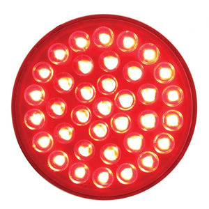 36 LED RED/RED 4" ROUND