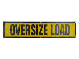 OVERSIZE LOAD SIGN 18"X84"