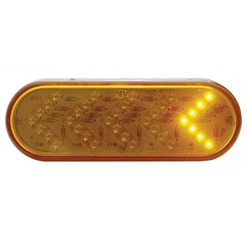 OVAL AMBER SEQUENTIAL AMB LED