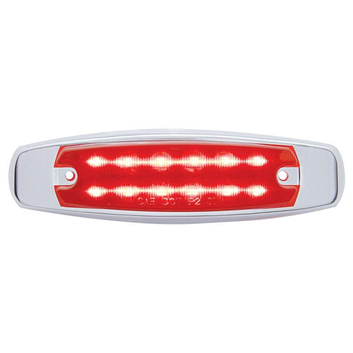 12 LED PB RED/RED