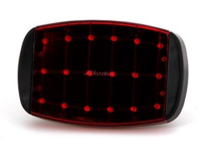MM LED BATTERY STROBE RED RECT