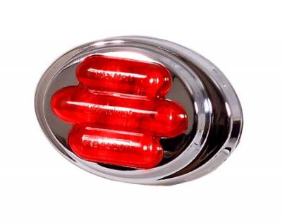 MINI OVAL LED RED